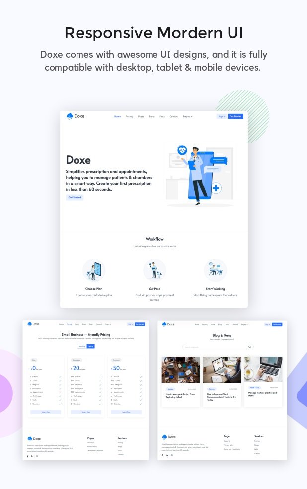 Doxe - SaaS Multi-Doctor Appointment & ePrescription Platform