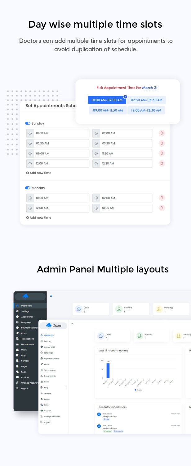 Doxe - SaaS Multi-Doctor Appointment & ePrescription Platform